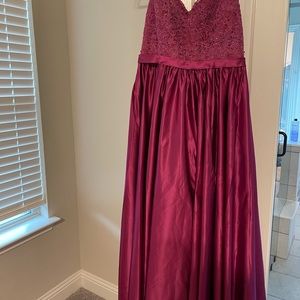 JJs dress Ball-Gown/Princess V-Neck  Dress With Beading Sequins in  “orchid